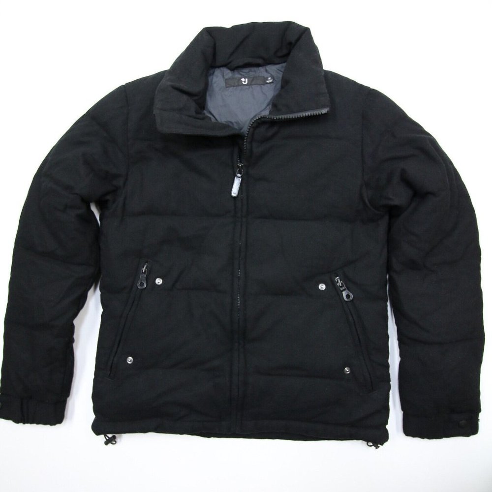 Jil Sander x Uniqlo J+ Black Wool Down Feather Puffer Jacket M